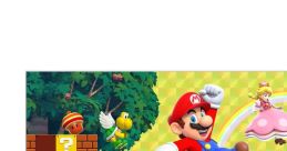 Mario and Luigi team up in New Super Mario Bros. U Deluxe, featuring vibrant graphics and fun gameplay elements.