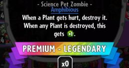 Zombot Sharktronic Sub (Sneaky) - Plants vs. Zombies Heroes - Zombie Cards (Mobile)