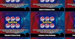 Menu - Pokémon Masters - Miscellaneous (Mobile)