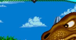 The Treacherous Tyrannosaurus - Joe and Mac: Caveman Ninja - Bosses (SNES)