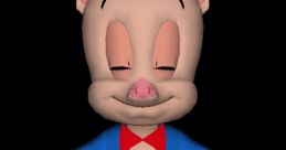 Porky Pig - Looney Tunes Racing - Characters (Spanish) (PlayStation)