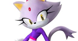 Blaze the Cat - Mario & Sonic at the London 2012 Olympic Games - Playable Characters (Team Sonic) (Wii)