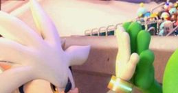 Silver the Hedgehog - Mario & Sonic at the London 2012 Olympic Games - Playable Characters (Team Sonic) (Wii)