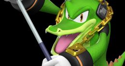 Vector the Crocodile - Mario & Sonic at the London 2012 Olympic Games - Playable Characters (Team Sonic) (Wii)