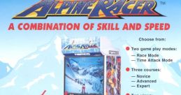 Alpine Racer (Namco System Super 22) アルペンレーサー - Video Game Video game from Alpine Racer (Namco System Super 22)