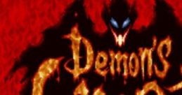 Demon's Crest Demon's Blazon: Demon World Village Crest Chapter デモンズブレイゾン 魔界村 紋章編 - Video Game Video game