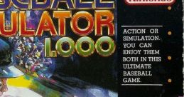 Super Baseball Simulator 1.000 Super Ultra Baseball スーパーウルトラベースボール - Video Game