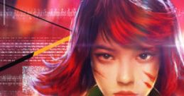 Character from Garena Free Fire Classic with striking red and black hair, embodying the game's dynamic action and style.