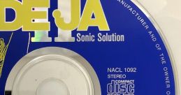 DE・JA II - Sonic Solution - Video Game
