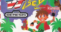 DJ Boy DJボーイ - Video Game Video game from DJ Boy DJボーイ for Genesis / Mega Drive. Published by Kaneko, Sega (1990).