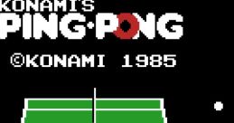 Konami's Ping Pong (PSG) Ping Pong コナミのピンポン - Video Game