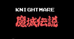 Majou Densetsu (SCC+) Knightmare 魔城伝説 - Video Game