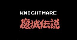 Majou Densetsu (PSG) Knightmare 魔城伝説 - Video Game