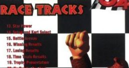 Mario Kart 64 Race Tracks - Video Game Video game from Mario Kart 64 Race Tracks for N64. Published by Nintendo (1997).