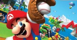 Mario Super Sluggers Super Mario Stadium Family Baseball スーパーマリオスタジアム ファミリーベースボール - Video Game