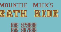 Mountie Mick's Death Ride - Video Game