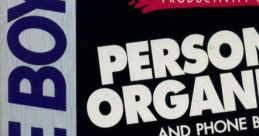 Personal Organizer and Phone Book - Video Game