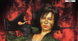 Cover art for Project Minerva Professional, featuring a female character in camouflage, ready for action on PlayStation 2.