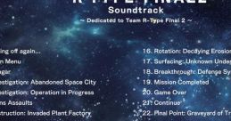 R-Type Final 2 track ~Dedicated to Team R-Type Final 2~ - Video Game