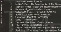 Ragnarok Online Arrange CD TeMP-est - Video Game