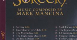 SORCERY ORIGINAL TRACK FROM THE VIDEO GAME [Limited Edition] - Video Game