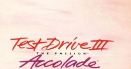 Test Drive III - The Passion (IBM PC-XT-AT) - Video Game