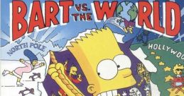 The Simpsons - Bart vs. The World Bart World バートワールド - Video Game