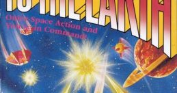 To The Earth video game cover featuring space action, light gun gameplay, and colorful cosmic visuals from Nintendo.