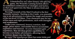 Wizardry [The Edge] - Video Game