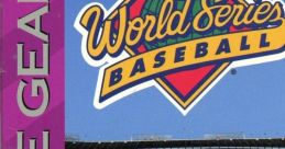 World Series Baseball - Video Game Video game from World Series Baseball for Game Gear. Published by Sega (1993).