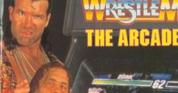 WWF Wrestlemania - The Arcade Game cover with iconic wrestlers, featuring classic arcade gameplay and vibrant graphics.