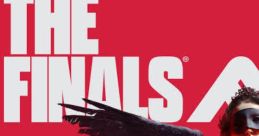 Dynamic character from "The Finals" featuring wings and a dramatic pose against a bold red background.