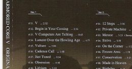 ARMORED CORE V ORIGINAL SOUNDTRACK アーマード・コア5 オリジナル・サウンドトラック - Video Game Music