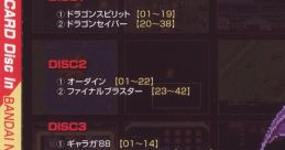 HuCARD Disc In BANDAI NAMCO Games Vol.1 - Video Game