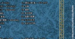 Monster Hunter Hunting IV モンスターハンター 狩猟音楽集IV - Video Game