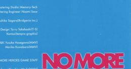 NO MORE HEROES ORIGINAL TRACKS ノーモア★ヒーローズ オリジナルサウンドトラック - Video Game Video game from NO MORE