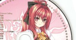 Shinkyoku Soukai Polyphonica Plus OST CD featuring character art, original track listing, and vibrant pink design.