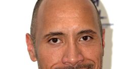 Dwayne Johnson smiling at a red carpet event, showcasing his charismatic personality and signature style.