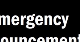 Announcement