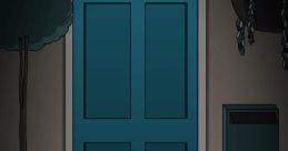 Knocking The air was filled with the of frantic knocking on a door. The repetitive thuds echoed through the basement,