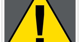 Yellow triangular warning sign with an exclamation mark and the word "Attention" on a gray background, emphasizing caution.