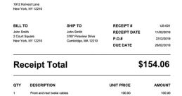 Receipt