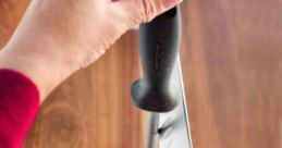 Sharpen The sharpener whirs to life, the of metal scraping against metal as it works to create a fine edge on a blade.