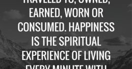 Happiness