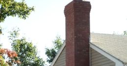 Chimney The of a gale whipping down a chimney is both thrilling and eerie. The powerful force of the wind can create a