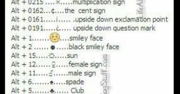 Keystrokes