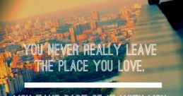 Leaving