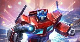 Optimized alt text: "Optimus Prime in vibrant battle scene, showcasing his iconic G1 design from Transformers games and movies.