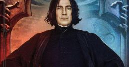 Snape from Harry Potter and the Sorcerer's Stone, celebrating 20 years of movie magic, with a dramatic backdrop.
