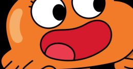 Excited Darwin Watterson, the cheerful fish character from The Amazing World of Gumball, sports green shoes and a big smile.